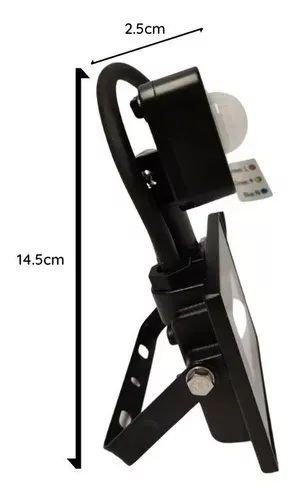 Foco Proyector De Area Led Con Sensor 10w Sec Exterior Luz Fria-2