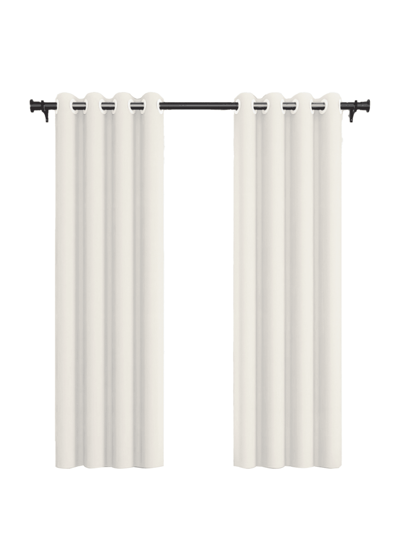 Pack Cortina de Tela Blackout Vincenzi 140x220 Blanca