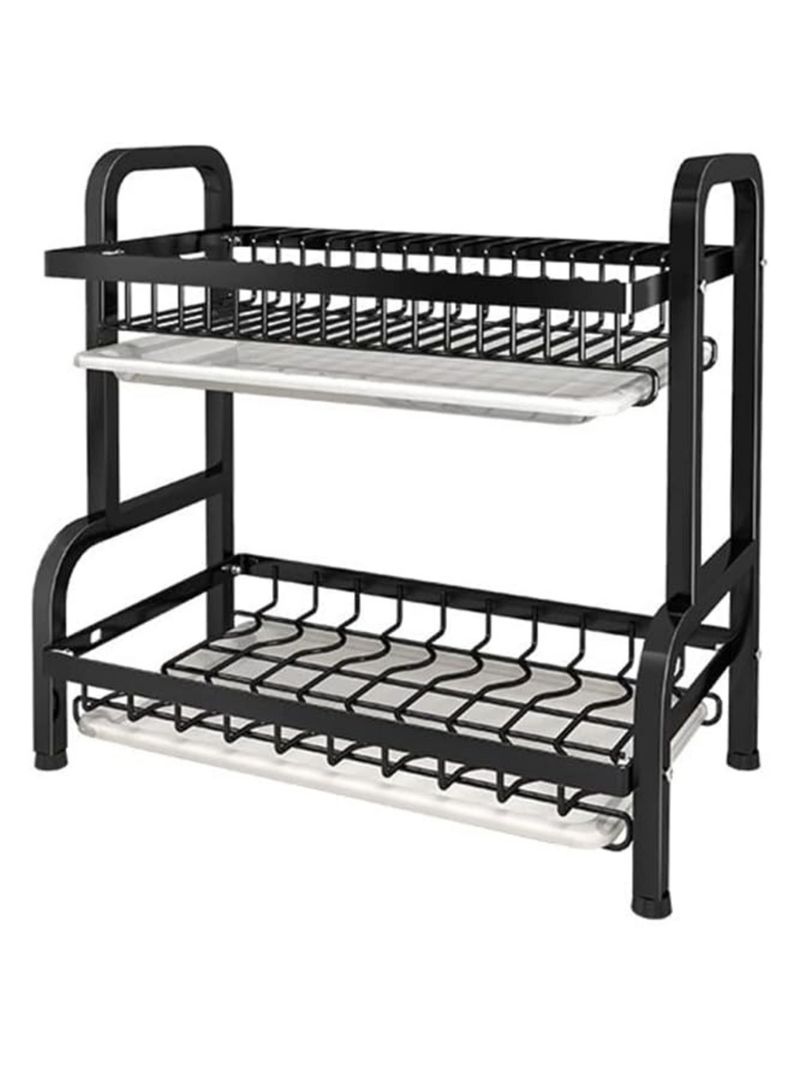 Escurridor platos secador loza inoxidable 2 niveles inox-0