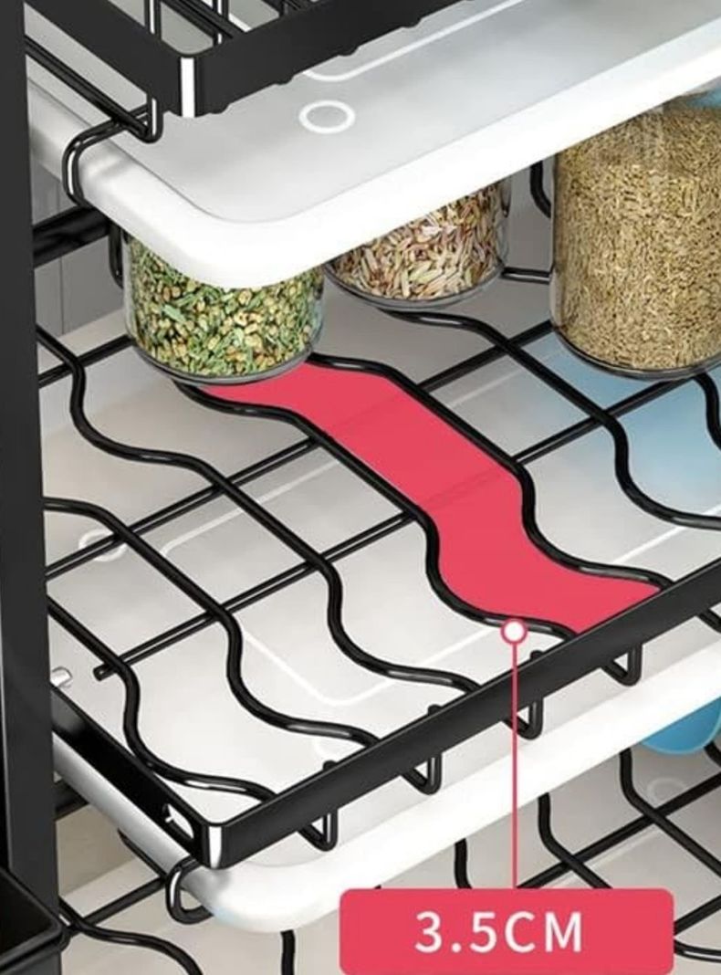 Escurridor platos secador loza inoxidable 2 niveles inox-3