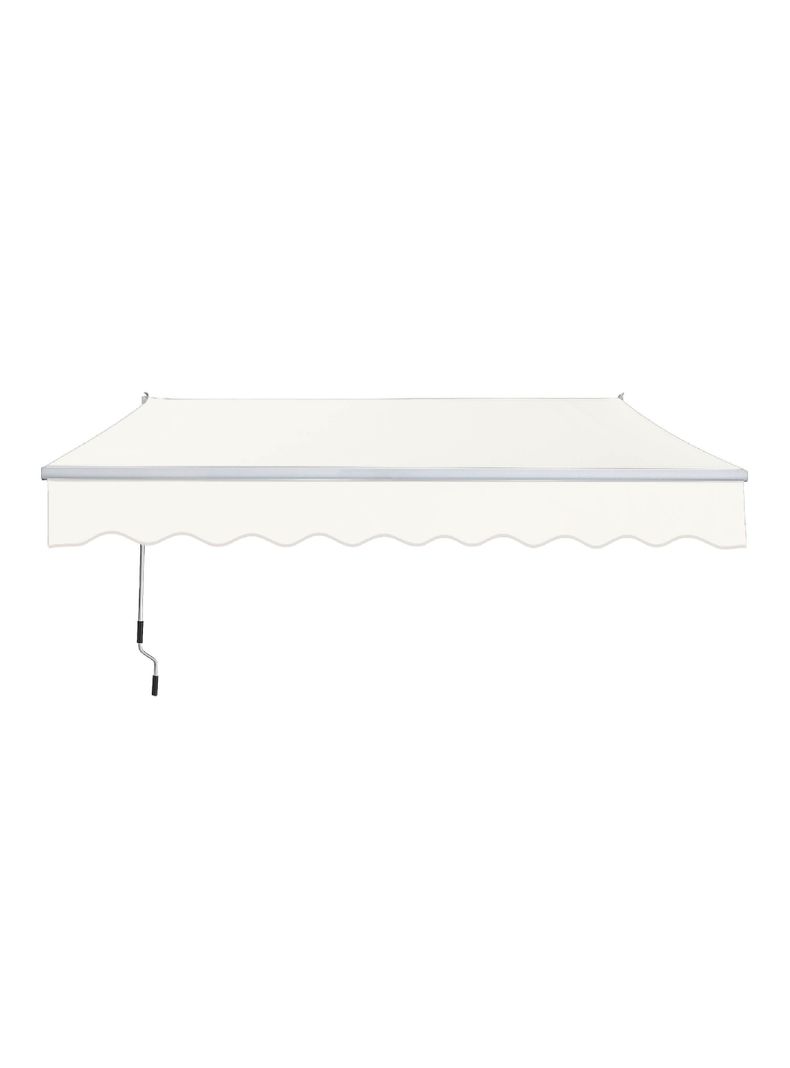Toldo con brazo retractil Terrazas 4x2.5 Mts Blanco