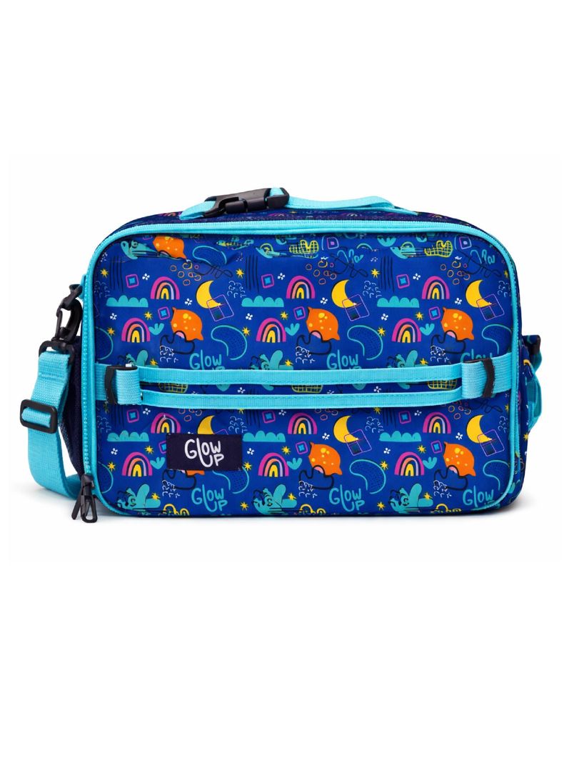 Lonchera termica nino nina bolso lunch + morral Glowup Azul