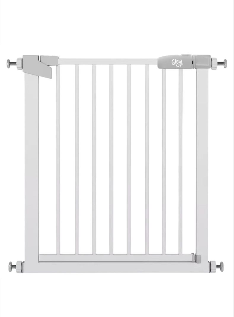 Reja de seguridad escalera puerta bebés y mascotas -0