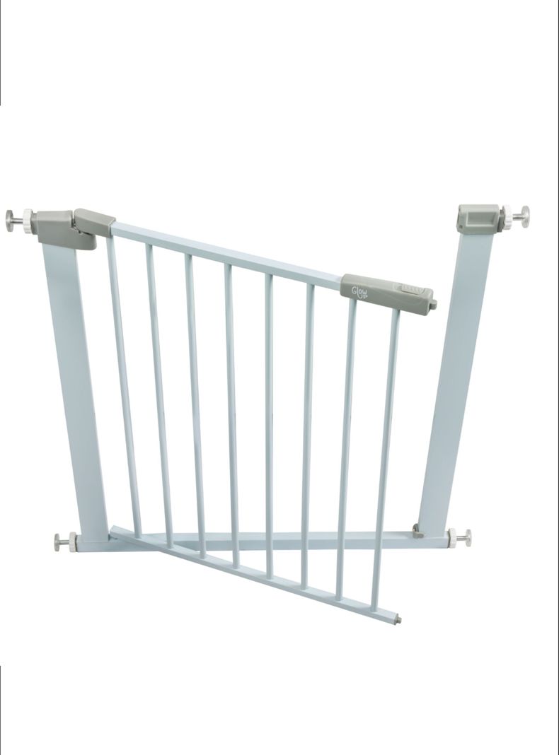 Reja de seguridad escalera puerta bebés y mascotas -7