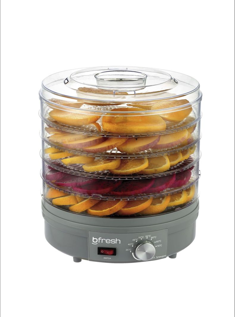 Deshidratador de frutas y alimentos Dry Fit Gris-0
