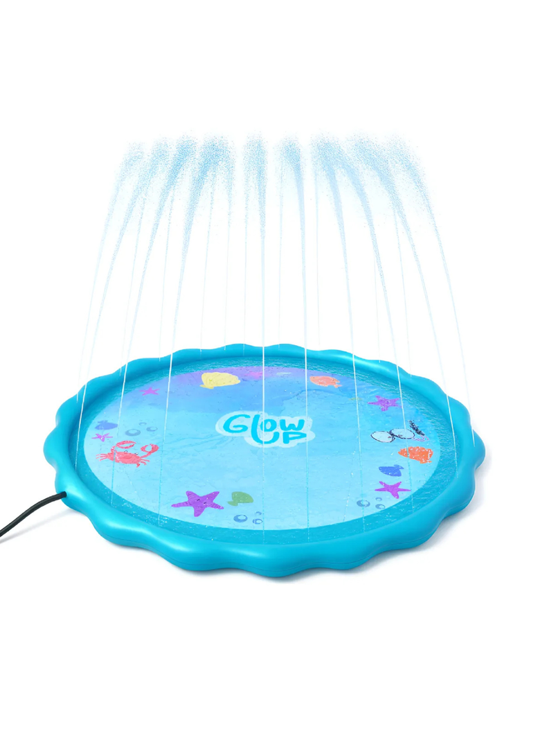 Alfombra Rociadora de Agua 170 cm Diseño Water Play Mat GlowUp