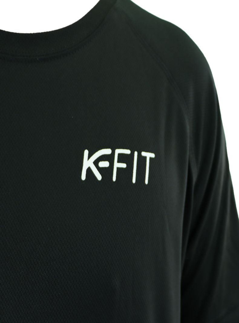 Polera Padel K-FIT Negra Talla L-4