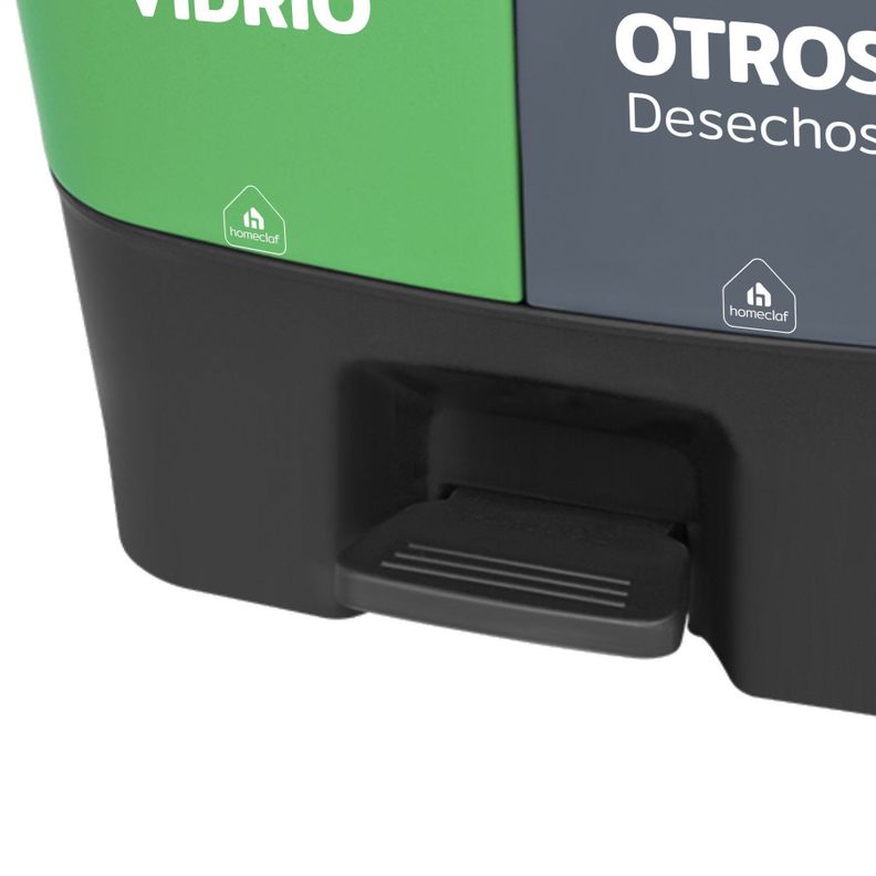 Basureros de Reciclaje 30L Vidrio y Otros Desechos-2