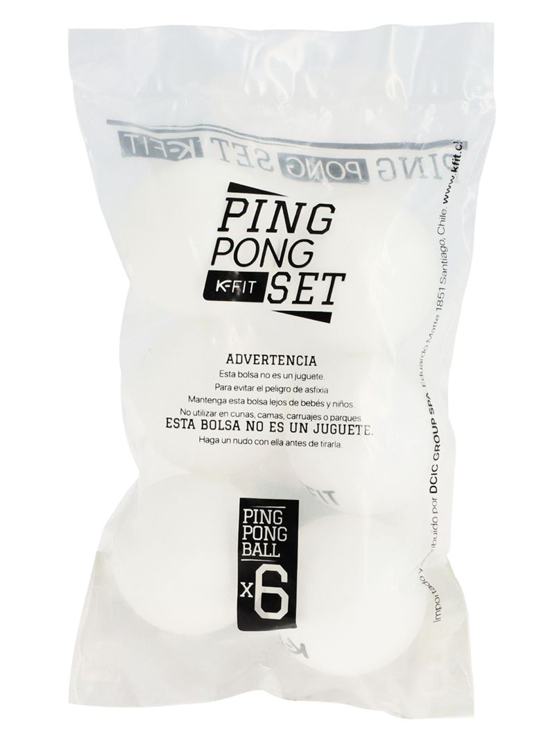 6 Pelotas De Ping Pong Tenis De Mesa 100*40+ Kfit-3