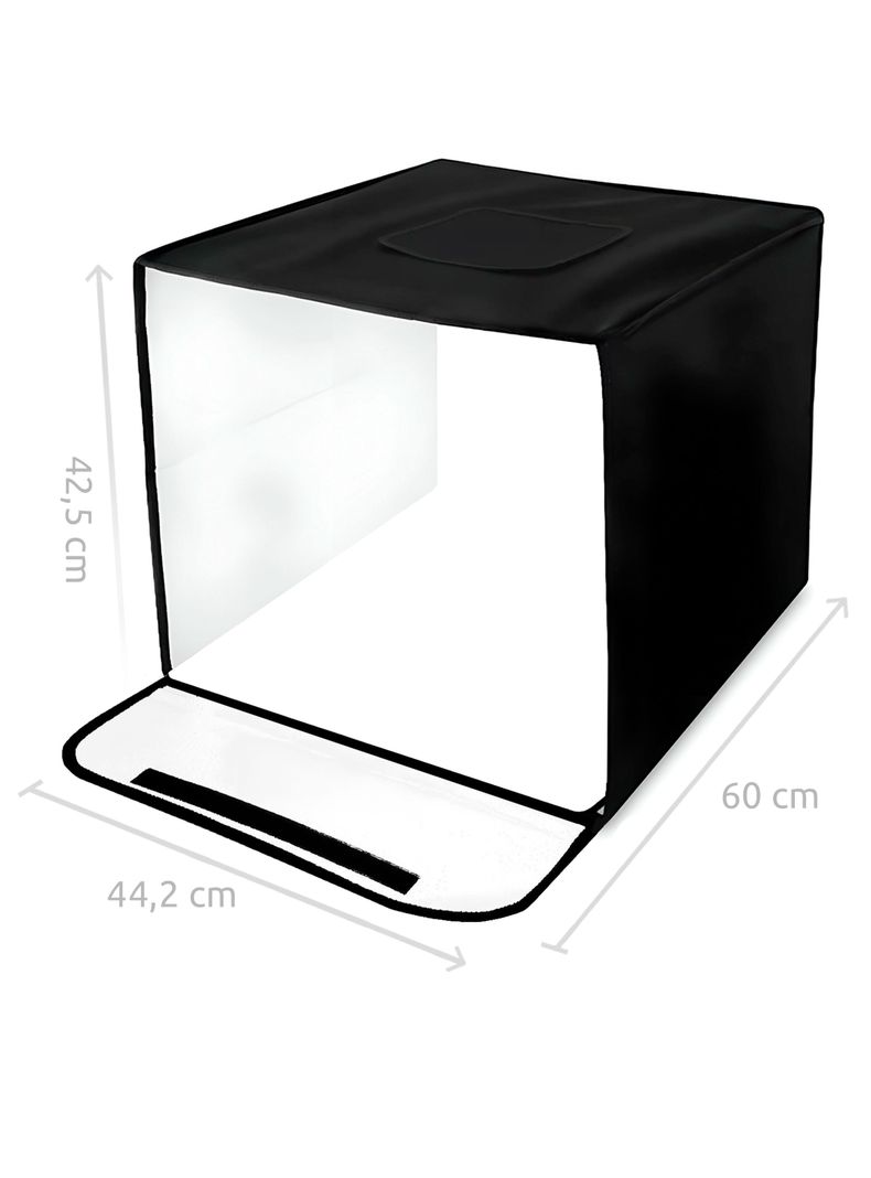Estudio fotográfico portátil luz led full accesorios-1