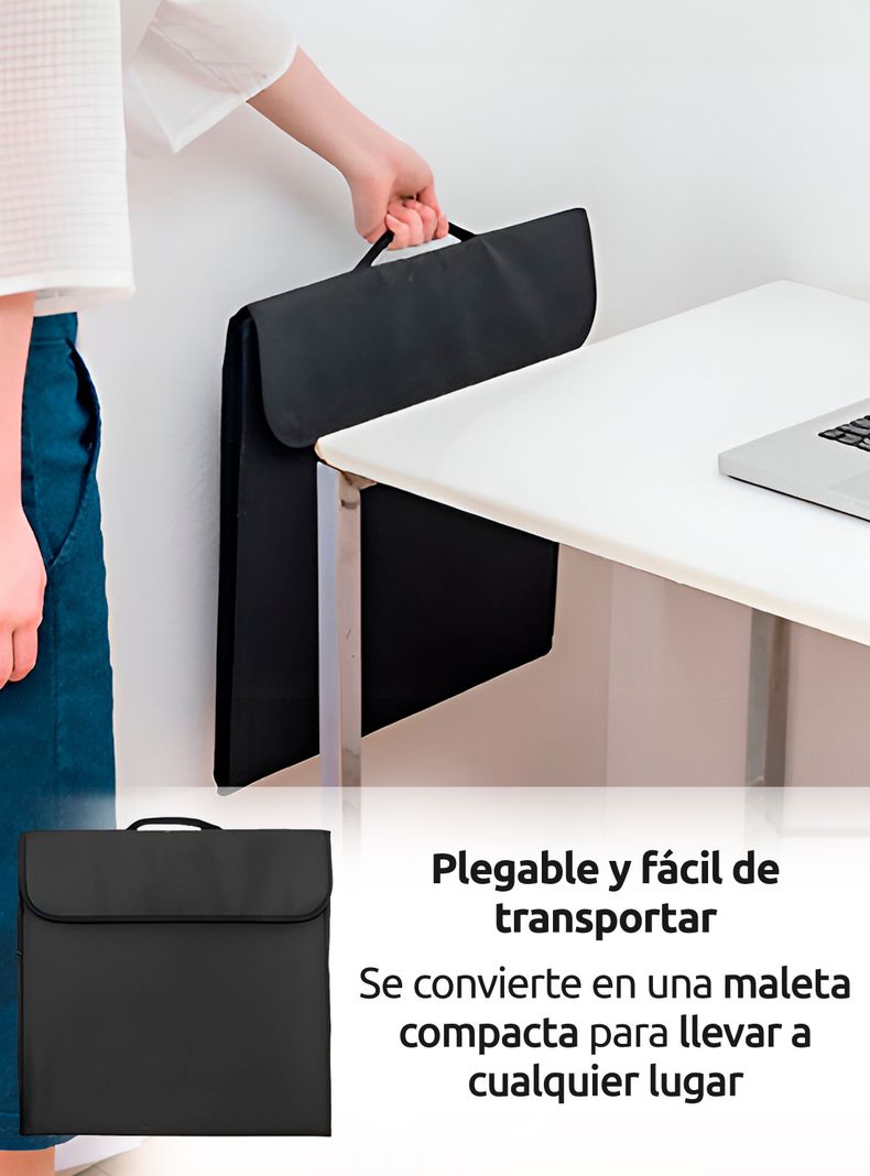 Estudio fotográfico portátil luz led full accesorios-7