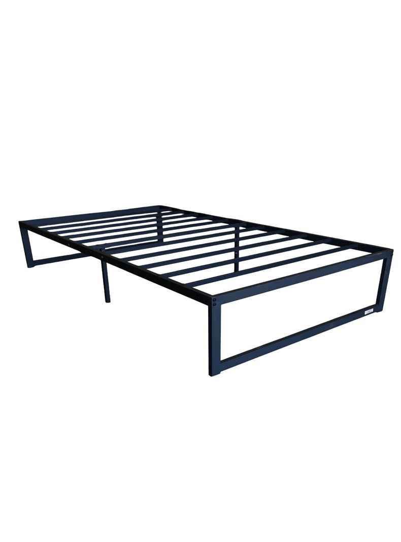 Base para Cama Europea de Acero Negro 105x190 cm Zen 1,5 Pza Vincenzi