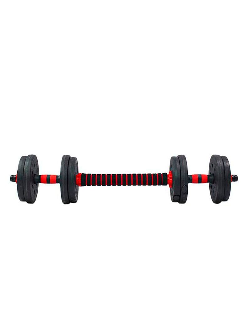 Set Mancuernas con Barra Ajustable 10Kg K-FIT-1