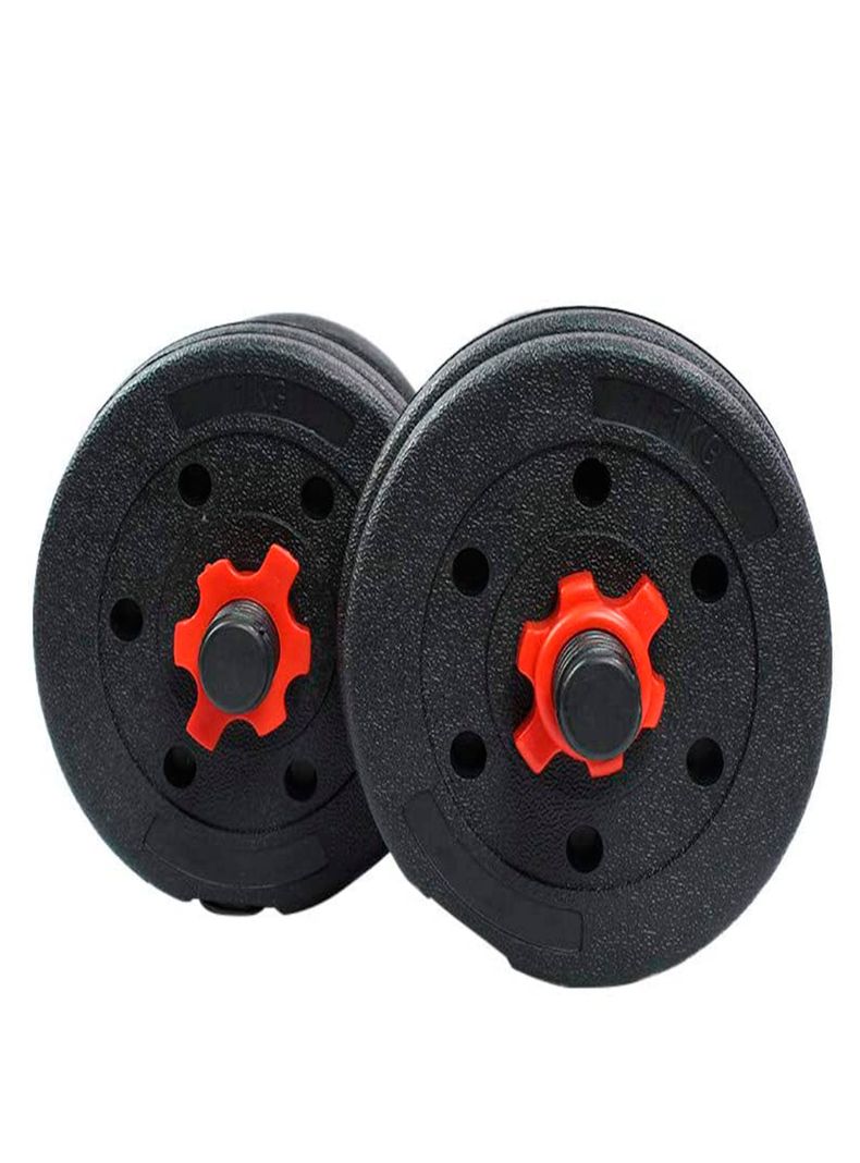 Set Mancuernas con Barra Ajustable 10Kg K-FIT-4