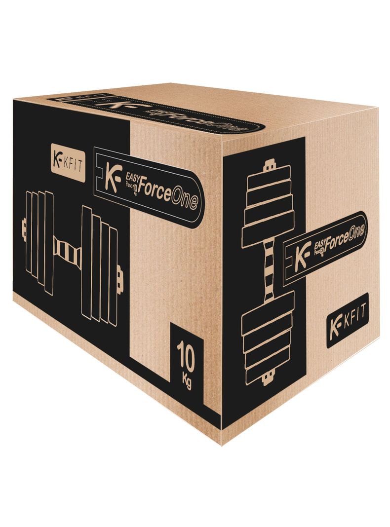 Set Mancuernas con Barra Ajustable 10Kg K-FIT-5