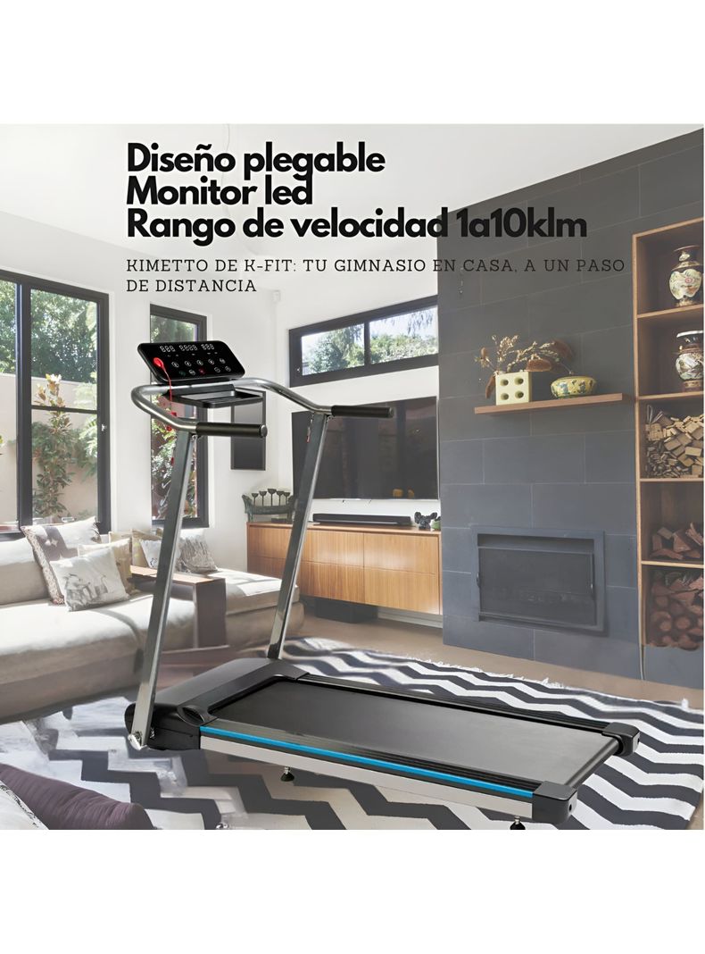 Trotadora eléctrica plegable Kimetto-4