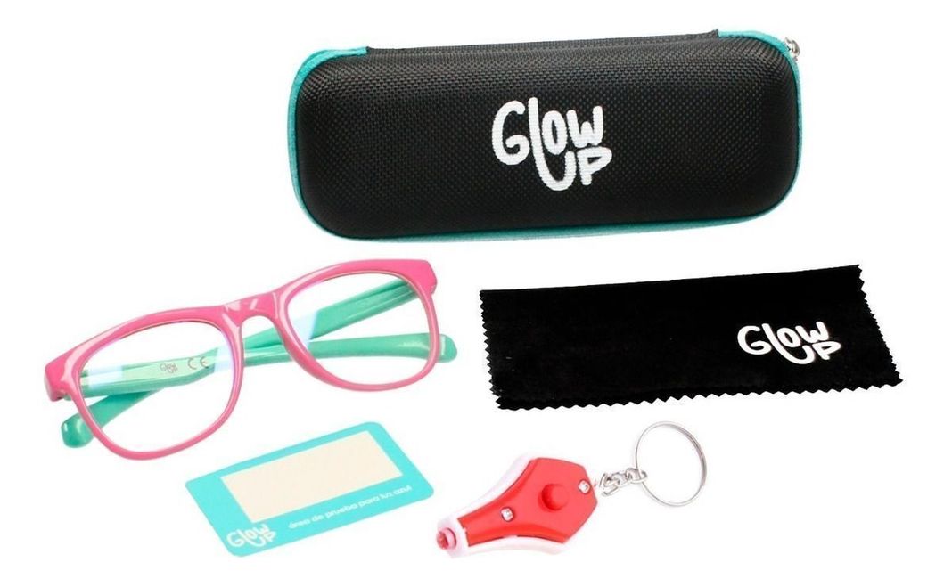 Lentes de Descanso Filtro Azul UV400 Rose Glow-0