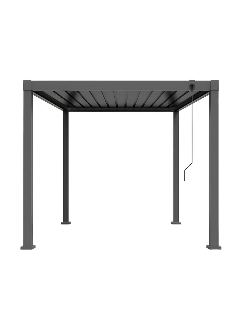 Pergola Bioclimatica 3x3mts Arcadia Vincenzi Grafito