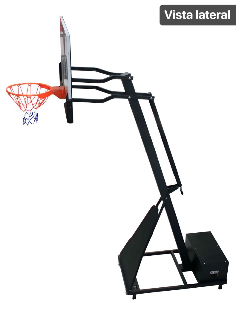 Aro De Basketball Plataforma Slating Pole Profesional Kfit-3