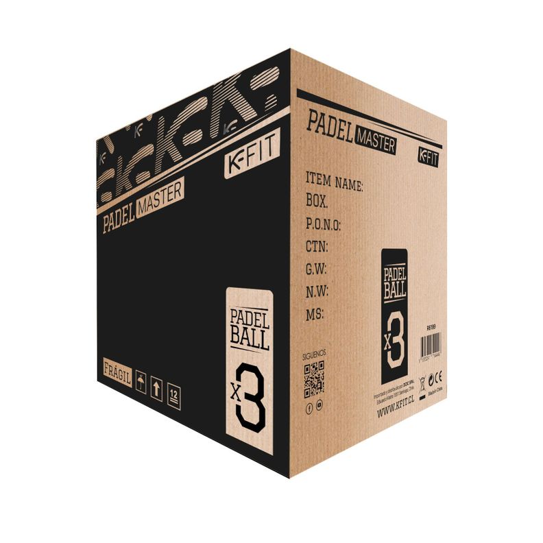 Tarro Pelotas Padel K-FIT Caja 24 Tarros-2
