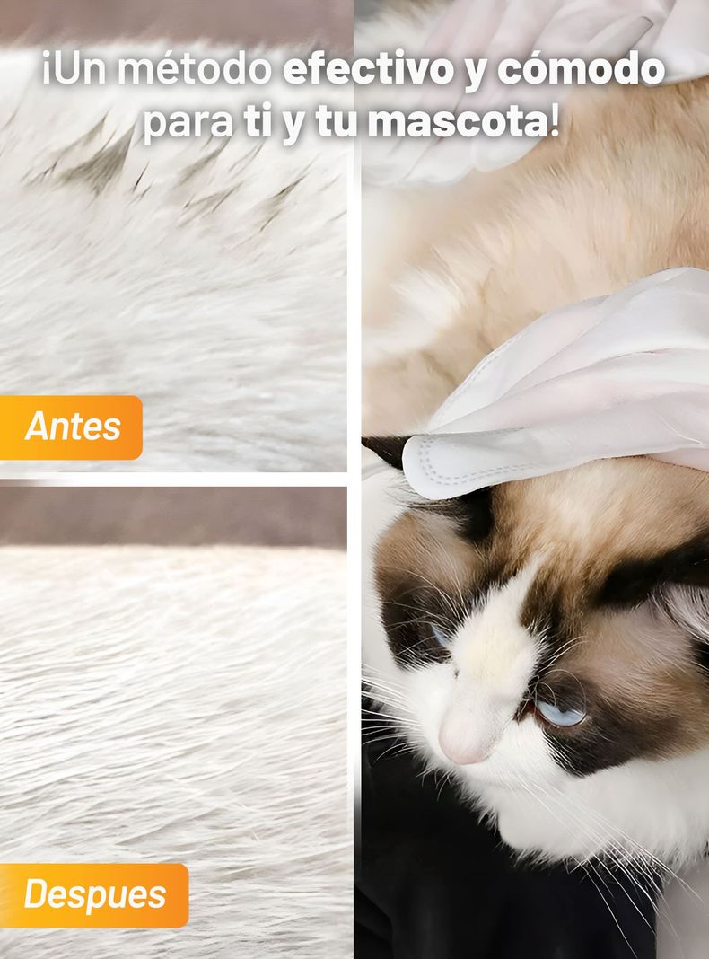 6 Guantes De Limpieza Perros Gatos Cuidado Estética Petwoow-5
