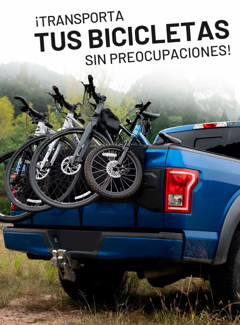 Porta bicicletas camionetas pickup portalón 5bike Miglú-3
