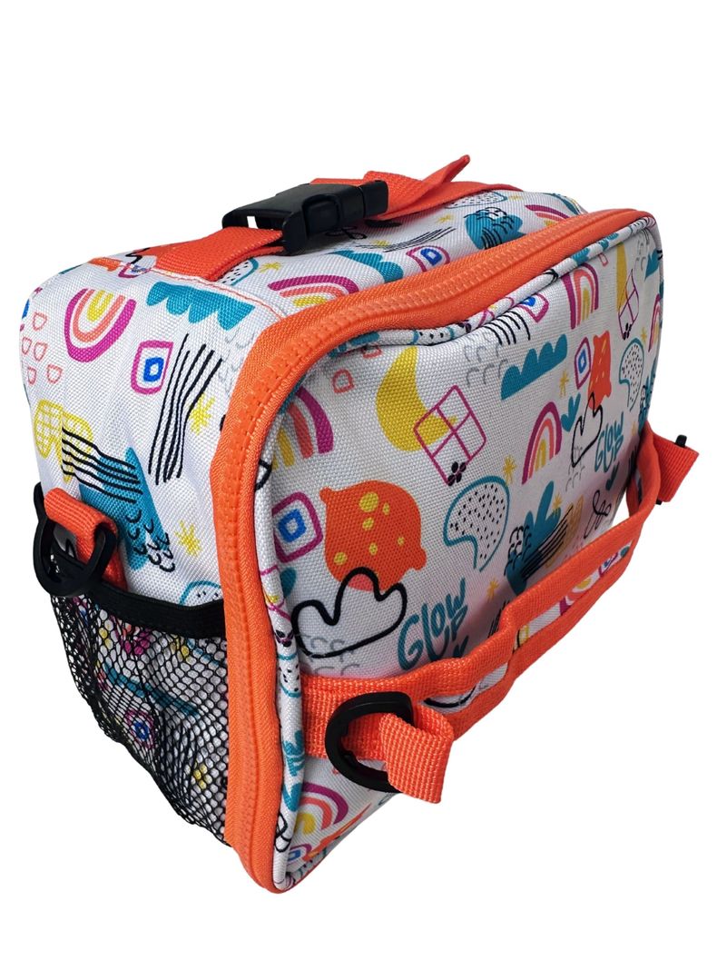 Lonchera térmica niño niña bolso almuerzo + morral Glowup-7