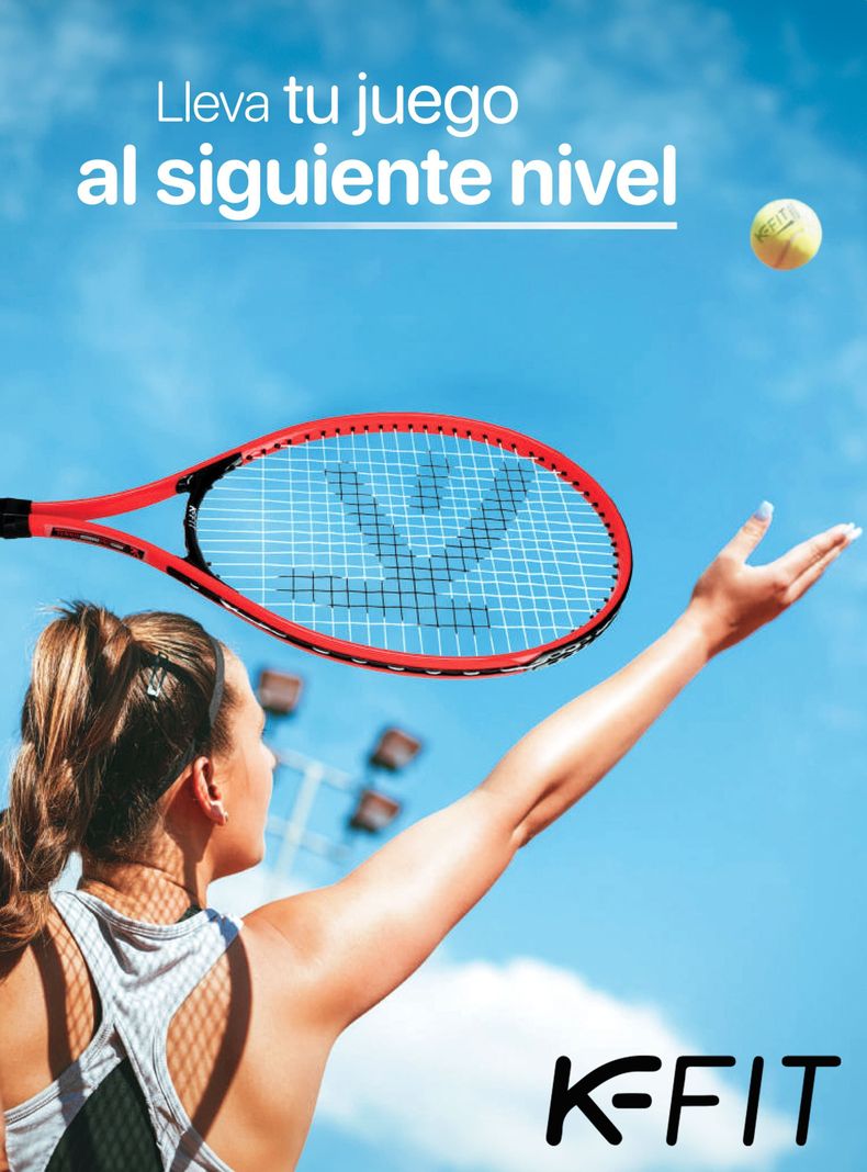 Raqueta Tenis Adulto Aluminio Inicial 27 K64 K-fit-6