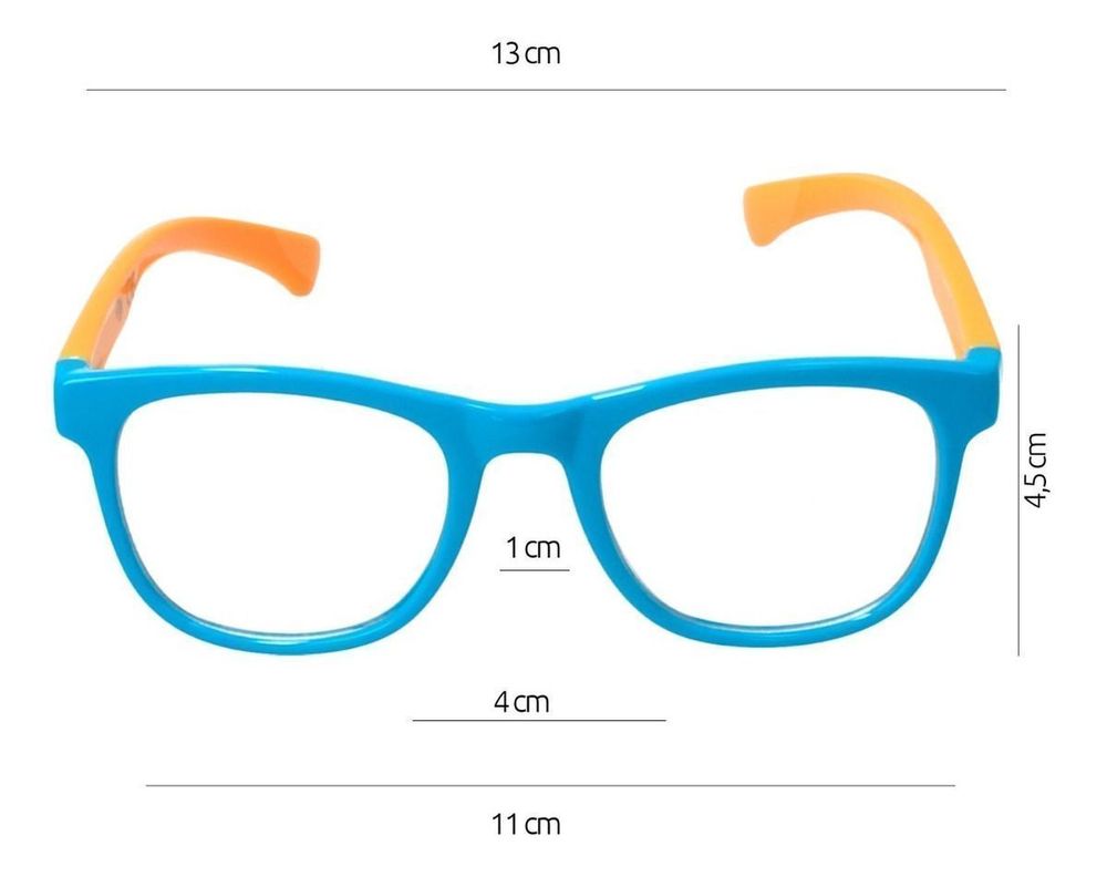 Lentes de Descanso Filtro Azul UV400 Blue Orange-1