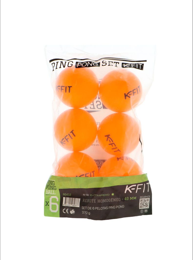 6 Pelotas De Ping Pong Tenis De Mesa-1