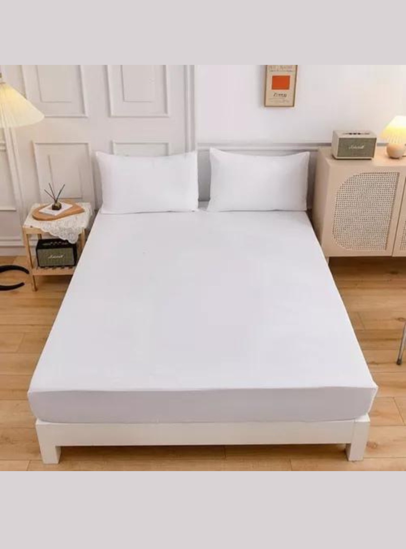 Cubre Colchón Impermeable 2 Plazas Liso Extra Suave-1