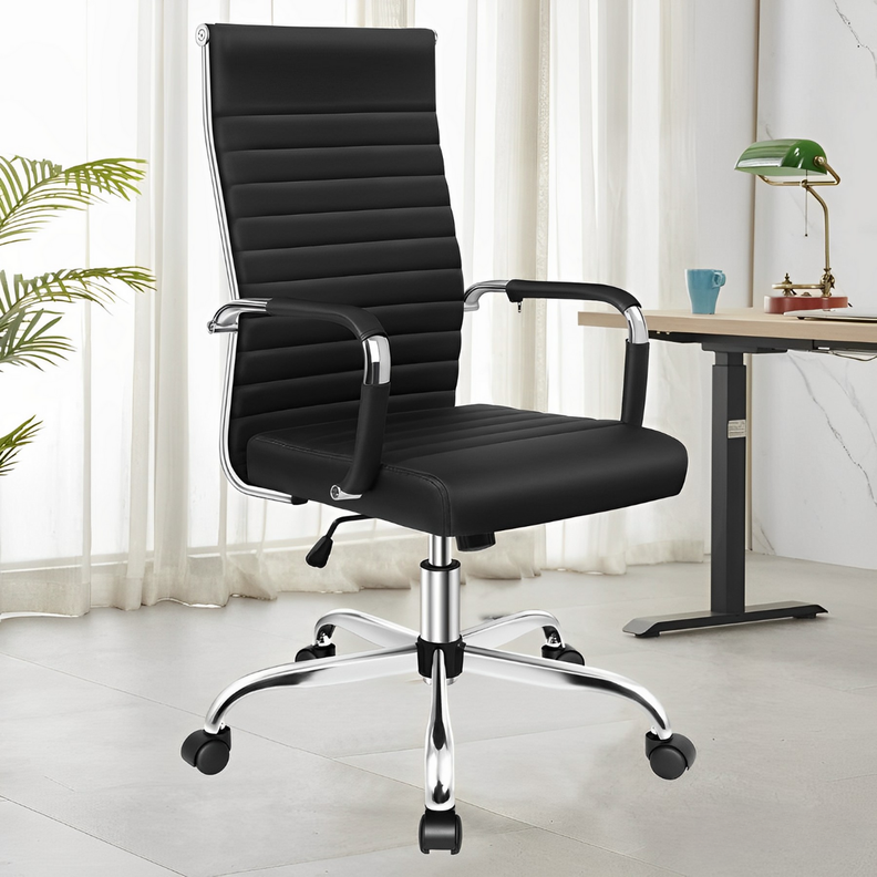 silla de oficina Elements Black Gerencia Ergonomica-1