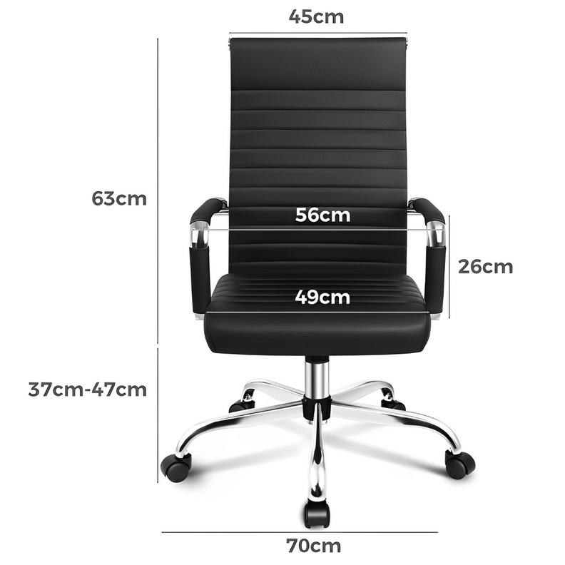 silla de oficina Elements Black Gerencia Ergonomica-6