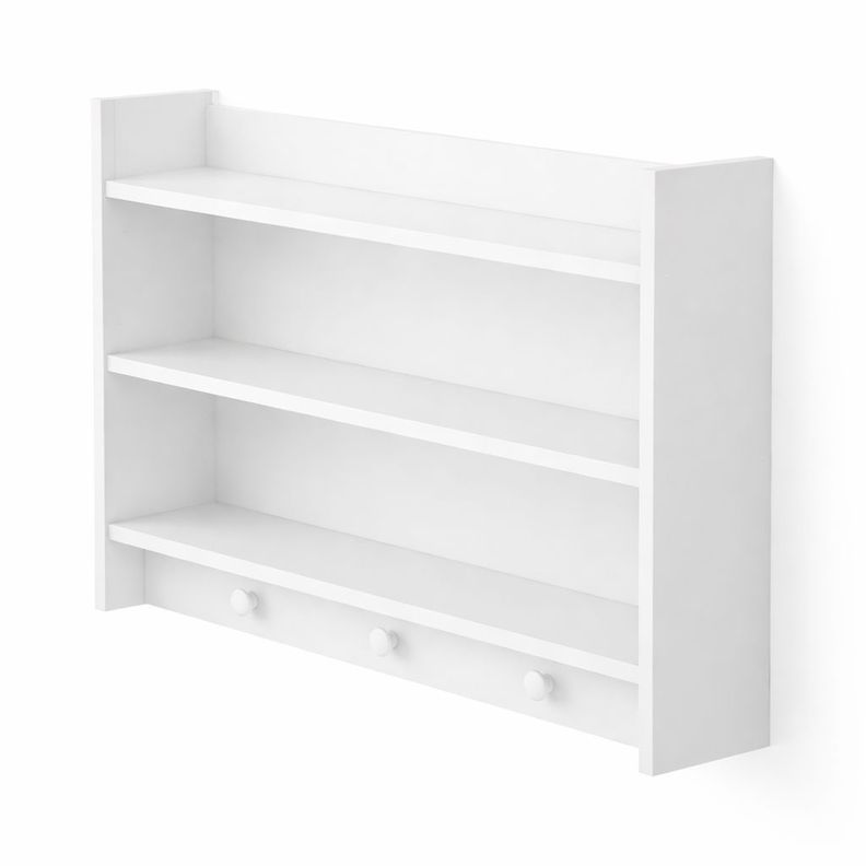Repisa Montessori Blanca 3 Niveles Para Libros Y Juguetes Blanco [ 100 ]