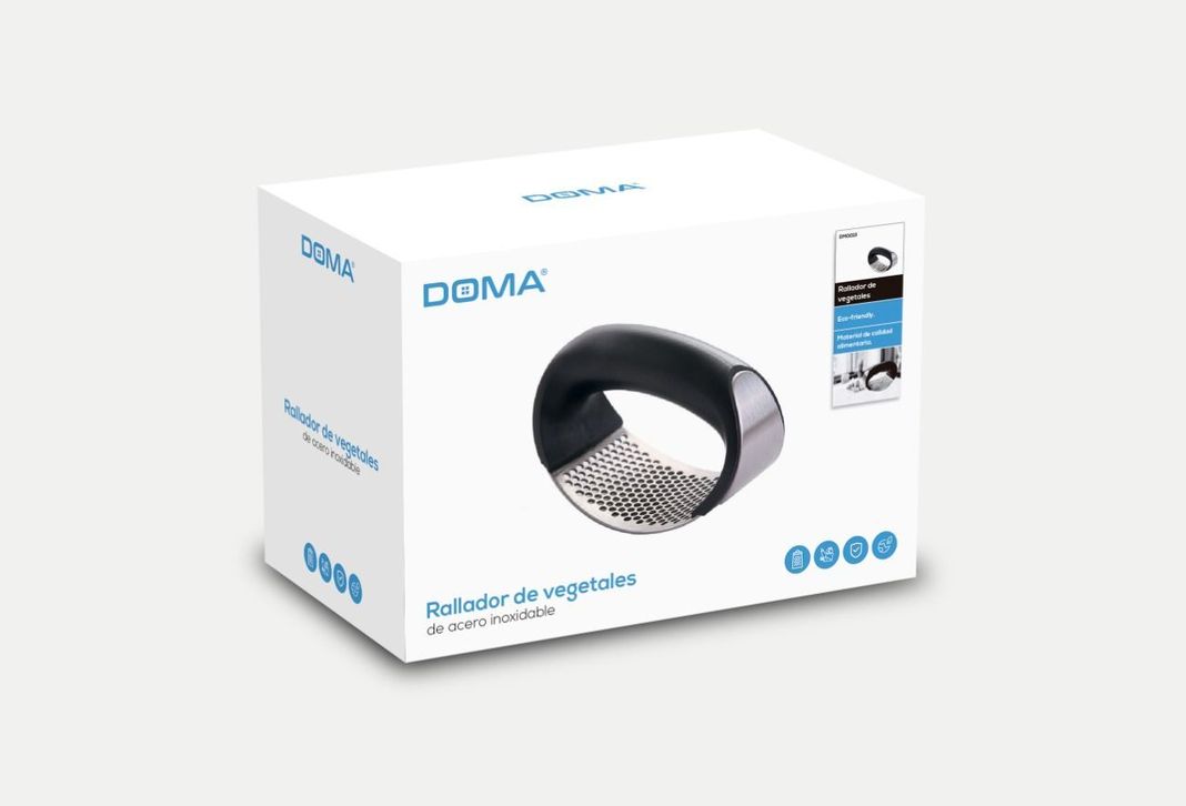 Moledor Picador de Ajos Acero Inoxidable Doma-1