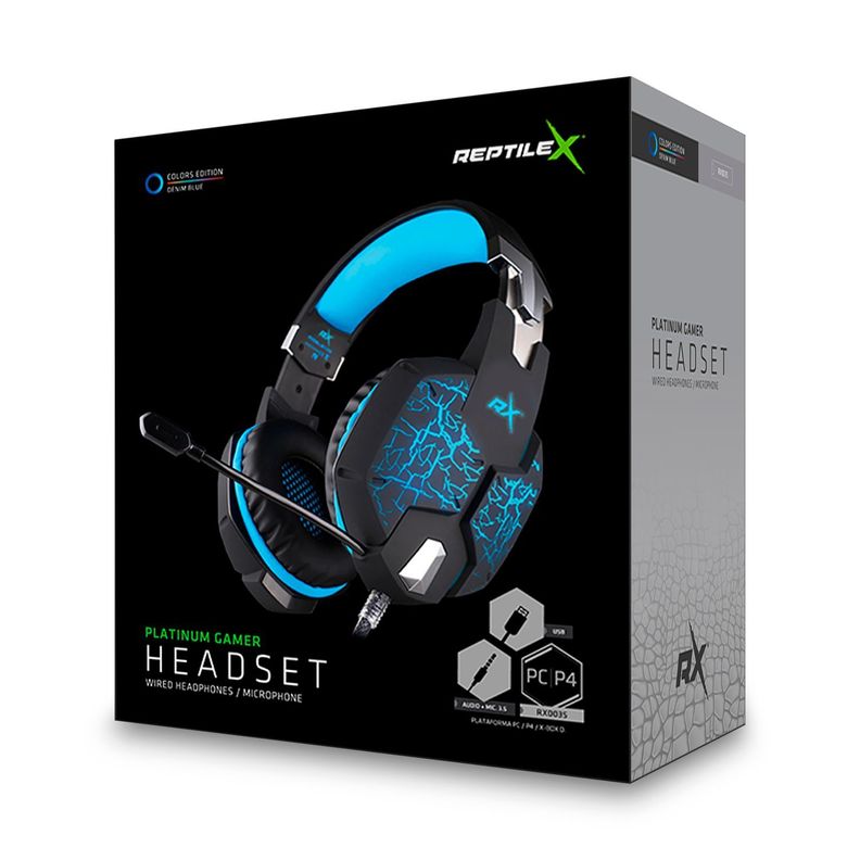 Audífono Gamer Premiun PC PS4 Mic Flexible 35mm -1