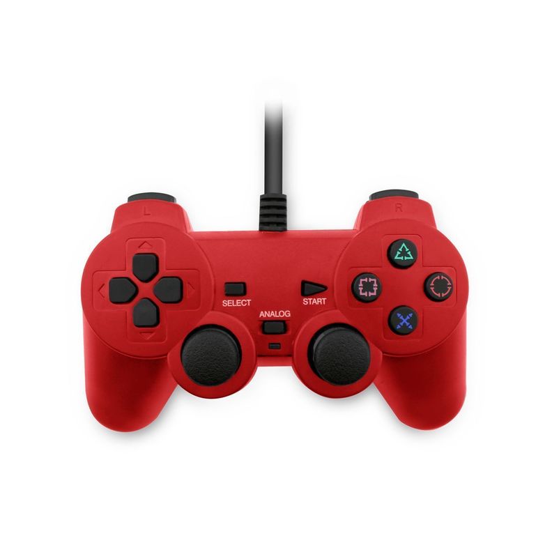 Joystick Control Gamer Para PC Conexión USB Rojo-1