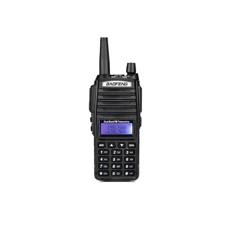 Walkie Talkie Radio Transmisor UV-82 Negro