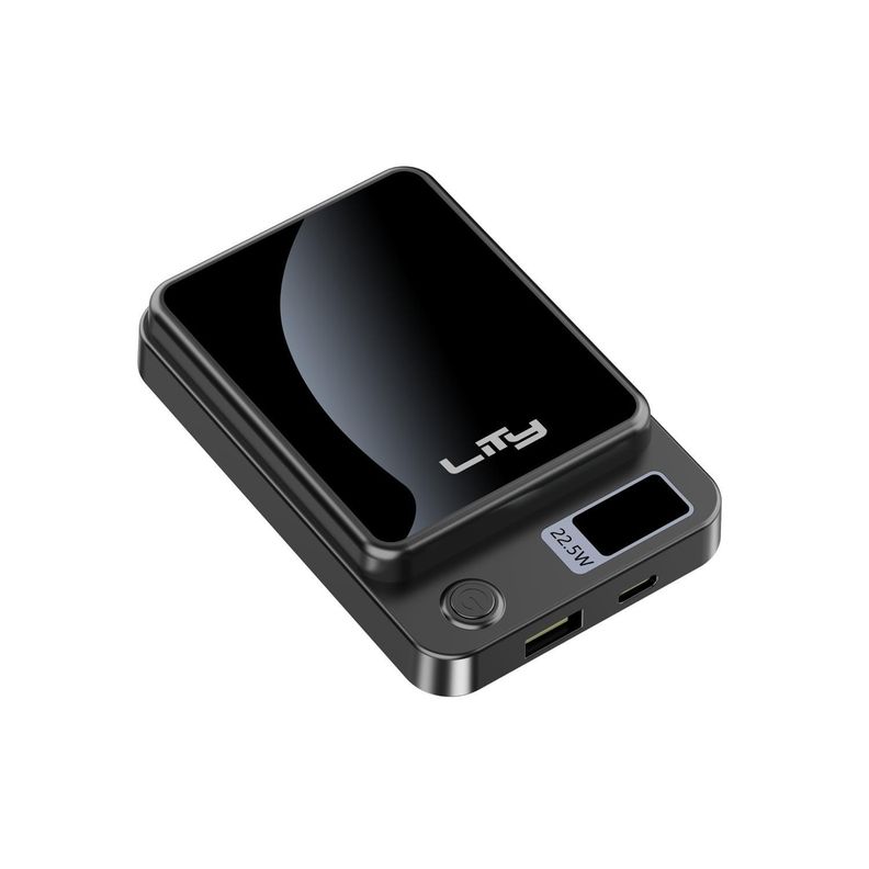 Bateria Externa 10000mAh 35W Carga Rapida Negro P13 Lity