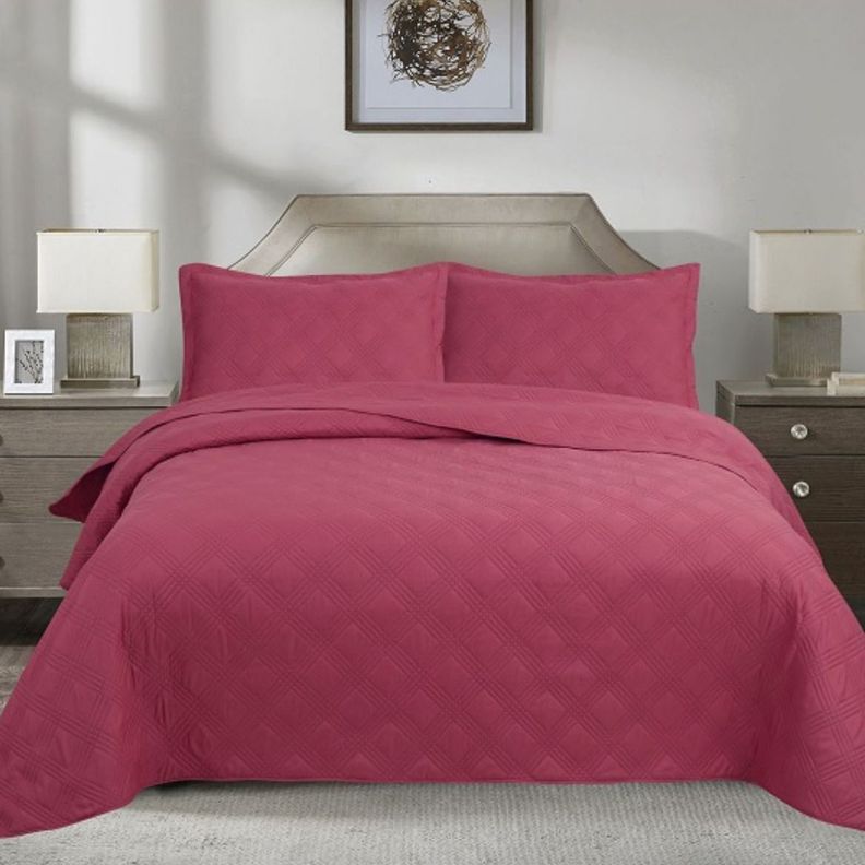 QUILT ANDES LISO FRAMBUESA 1.5 PLAZAS-0