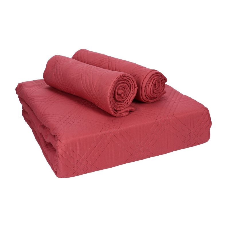 QUILT ANDES LISO FRAMBUESA 1.5 PLAZAS-2