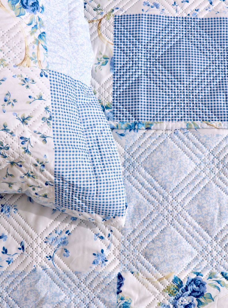 QUILT ANDES ESTAMPADO PATCHWORK CELESTE 1.5 PLAZAS-1