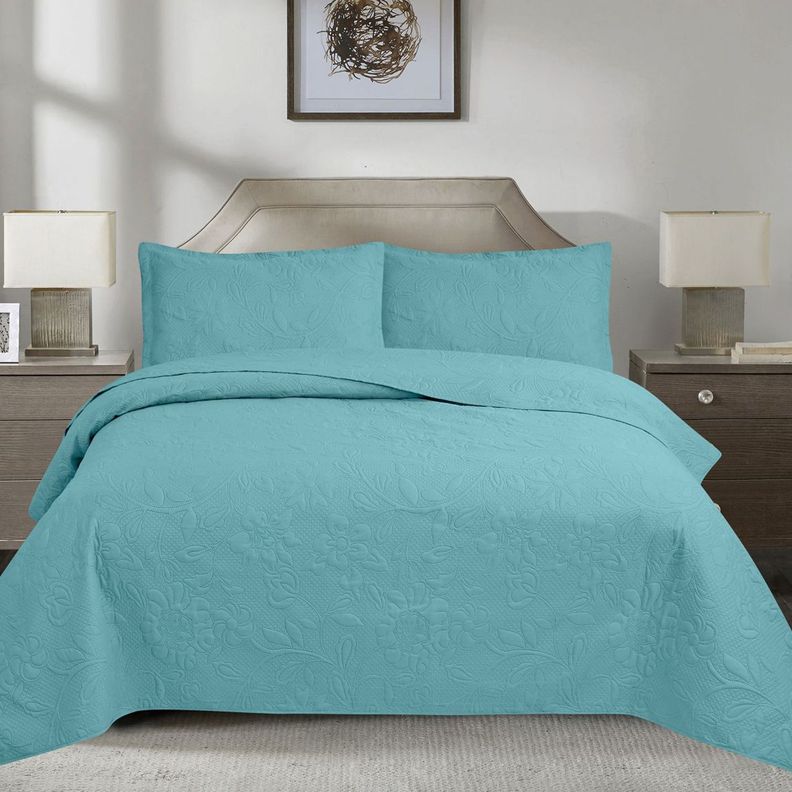 QUILT ANDES CLASSIC TURQUESA 2 PLAZAS-0