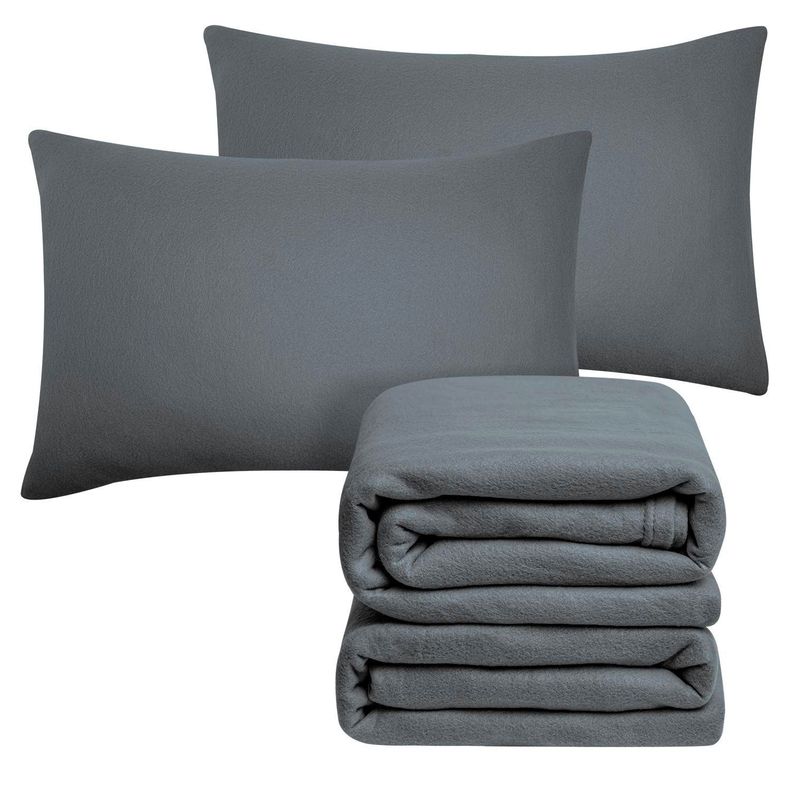 SABANA ANDES POLAR LISA GRIS 1.5 PLAZA-1