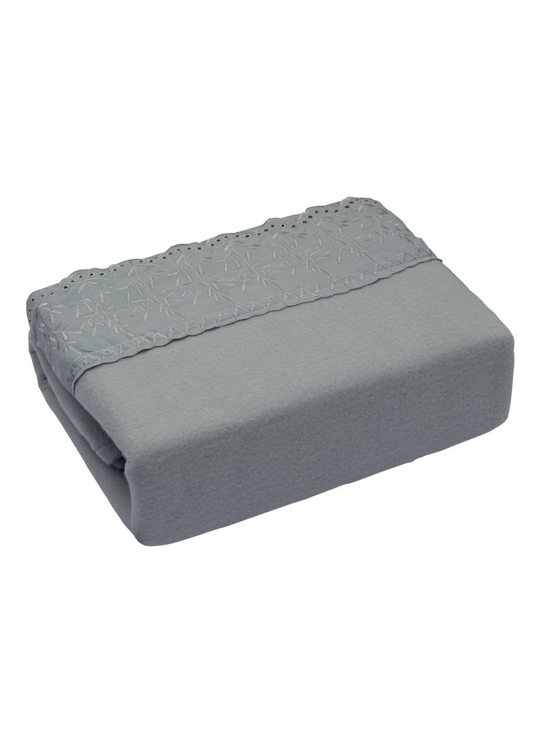 SABANA ANDES POLAR BRODERIE GRIS 1.5 PLAZA-1