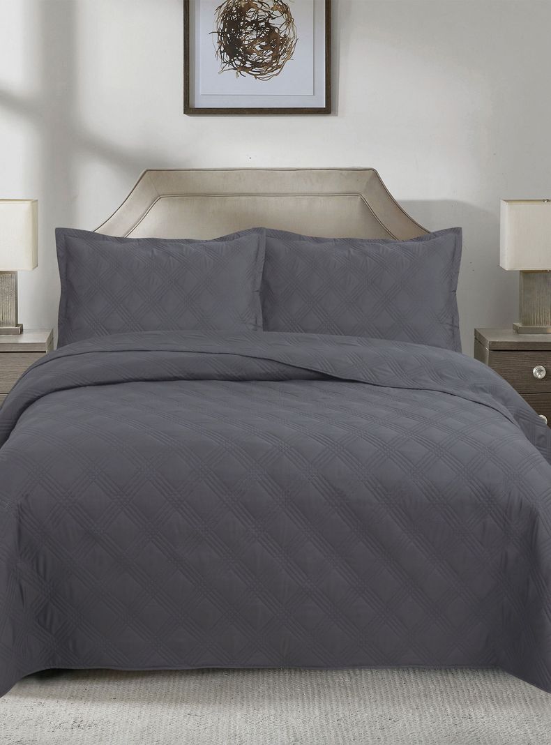 QUILT ANDES LISO MARENGO 2 PLAZAS-0