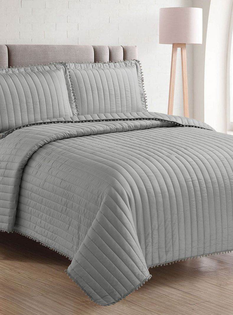QUILT ANDES POM POM GRIS 1.5 PLAZAS-0