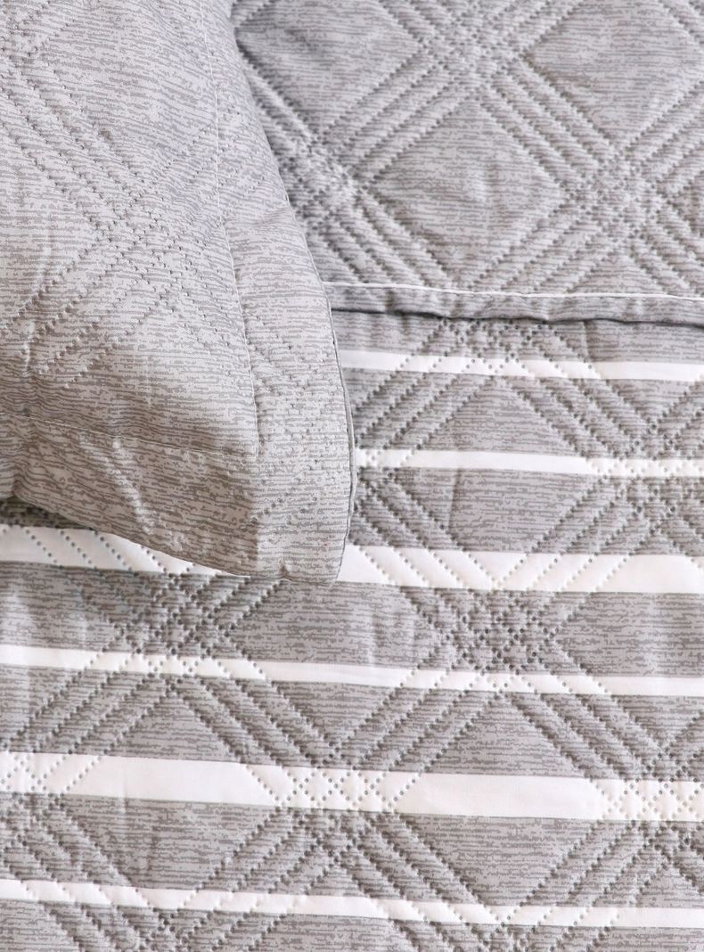 QUILT ANDES ESTAMPADO LISTADO GRIS 1.5 PLAZAS-1