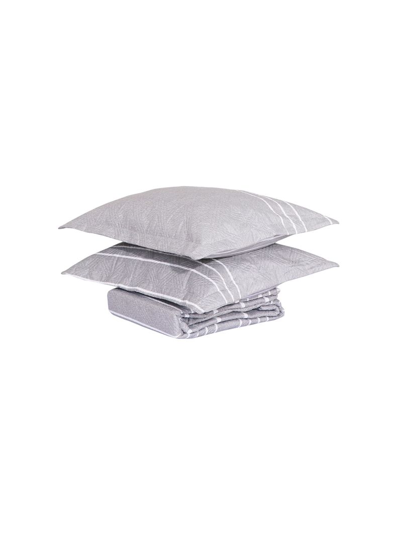 QUILT ANDES ESTAMPADO LISTADO GRIS 1.5 PLAZAS-2