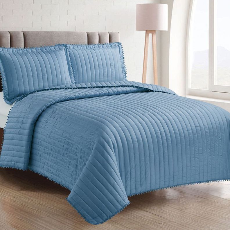 QUILT ANDES POM POM AZUL 1.5 PLAZAS-0